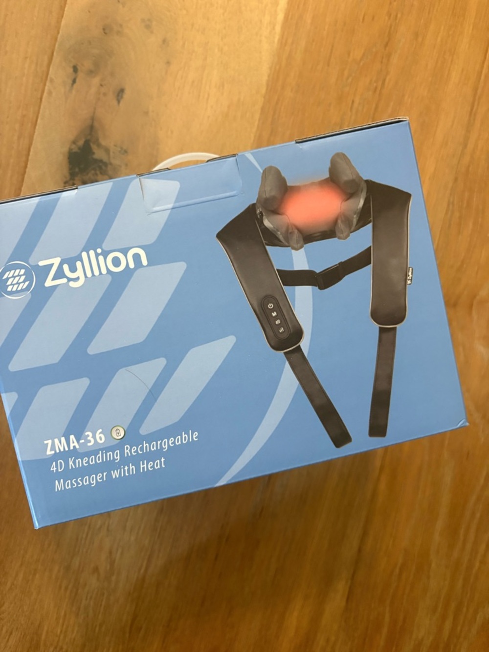 Zyllion ZMA-36 4D Kneading Rechargeable Massager - Black